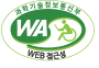 (사)한국장애인단체총연합회 한국웹접근성인증평가원 웹 접근성 우수사이트 인증마크(WA인증마크)