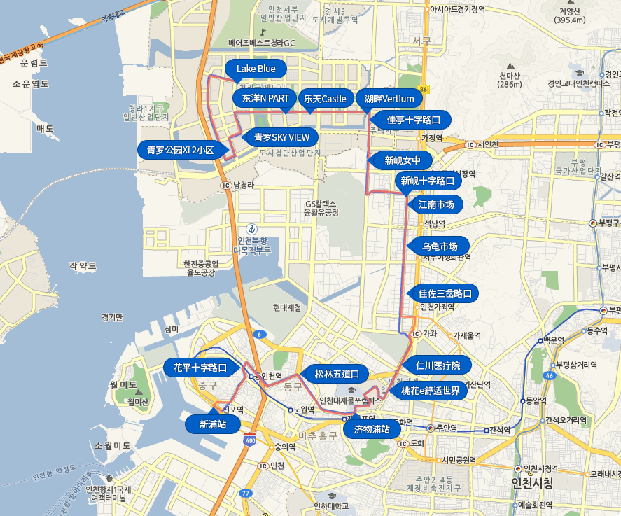 干线公交车7路