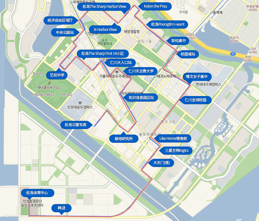 支线公交车91路