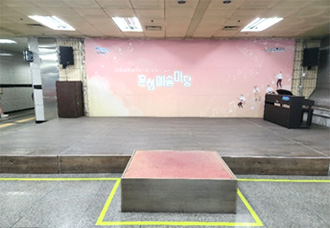 부평시장역 공연 가능 개소사진